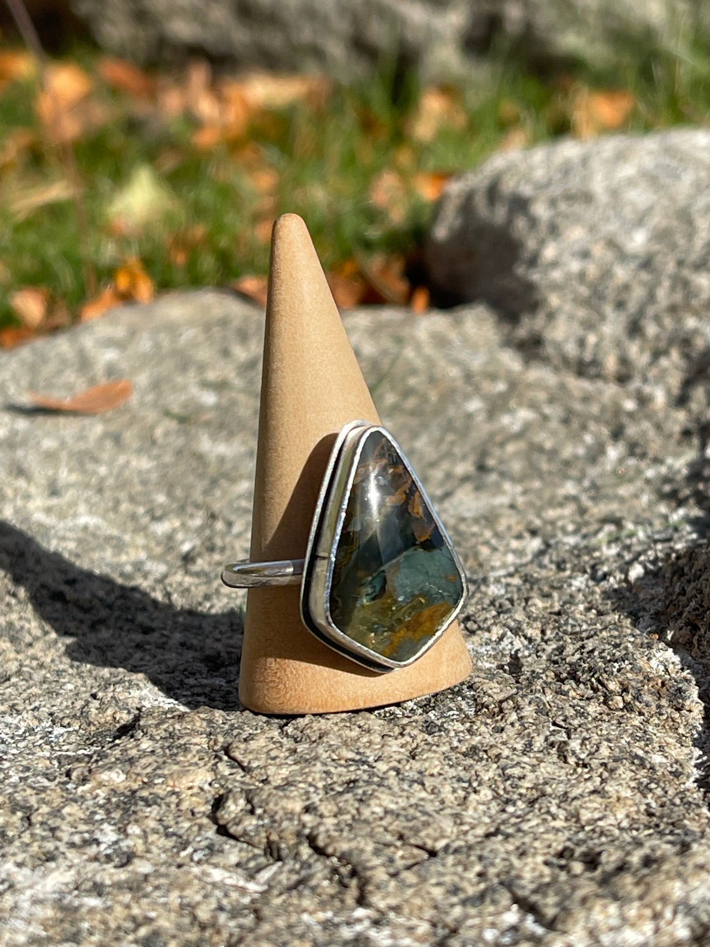 Blue Mountain Jasper Ring