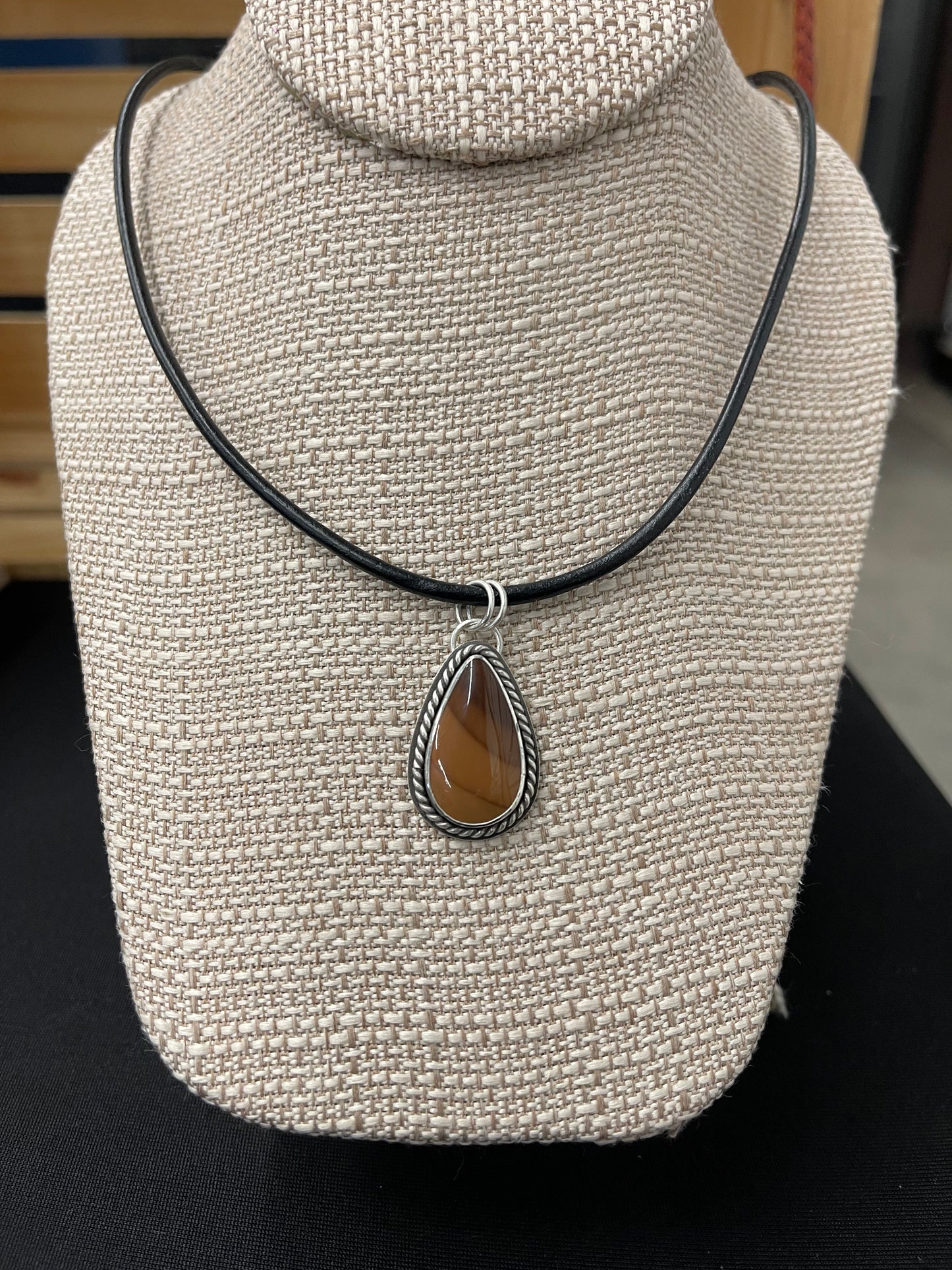 Leather Ridge Pendant