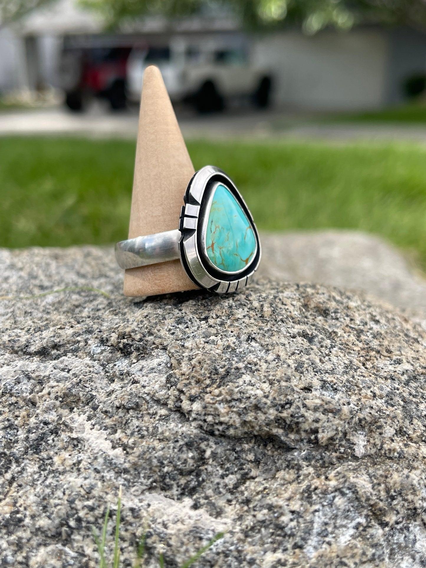 Royston Turquoise Statement Ring