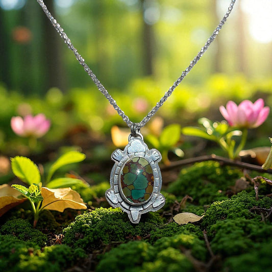 Hubei Turquoise Turtle Pendant