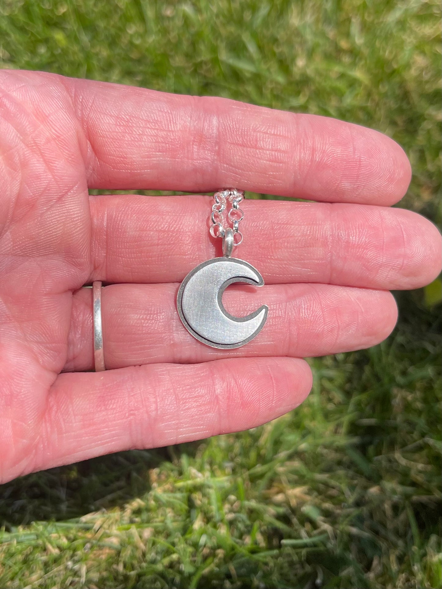 Silver Moon Pendant
