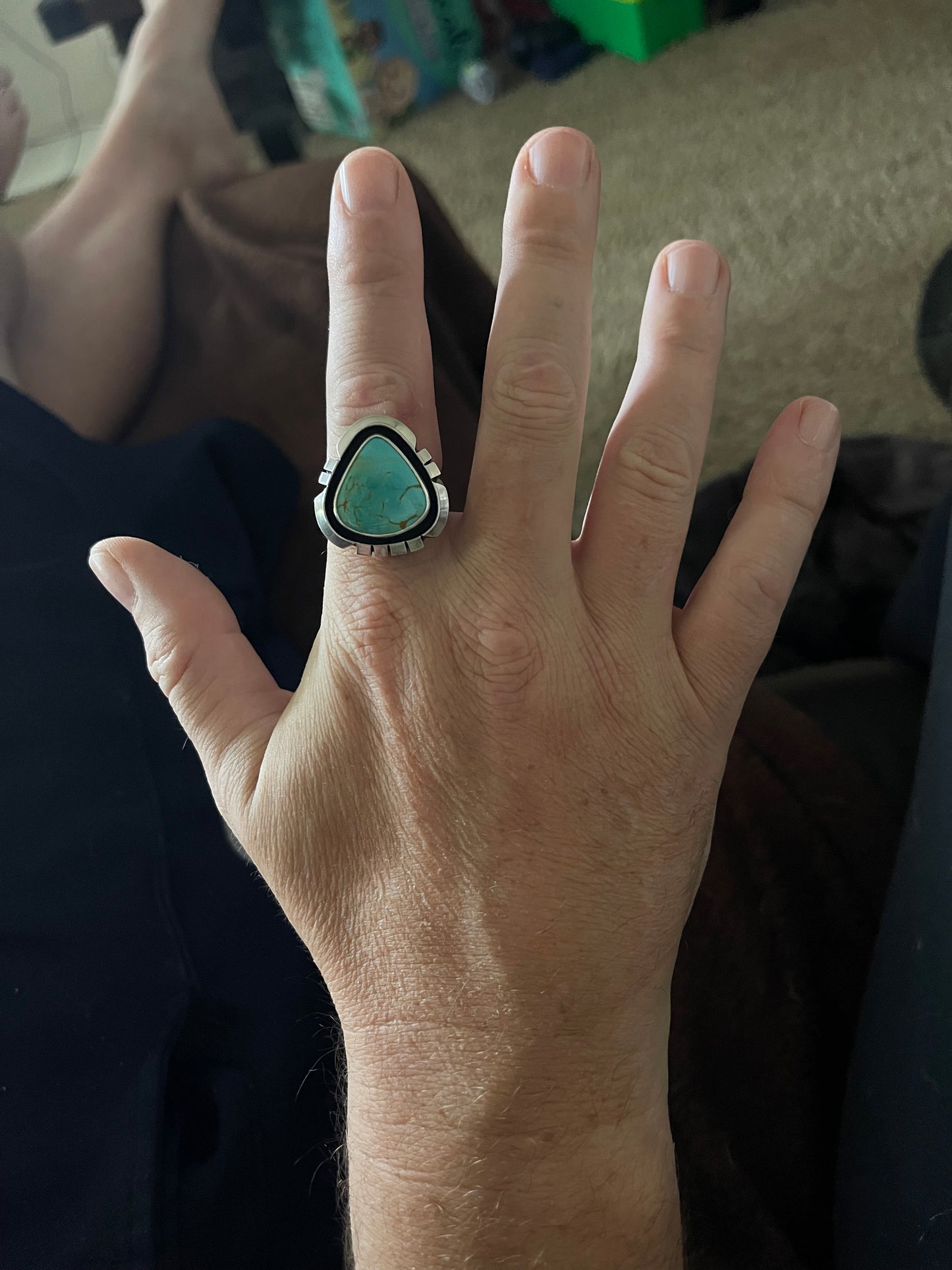 Royston Turquoise Statement Ring