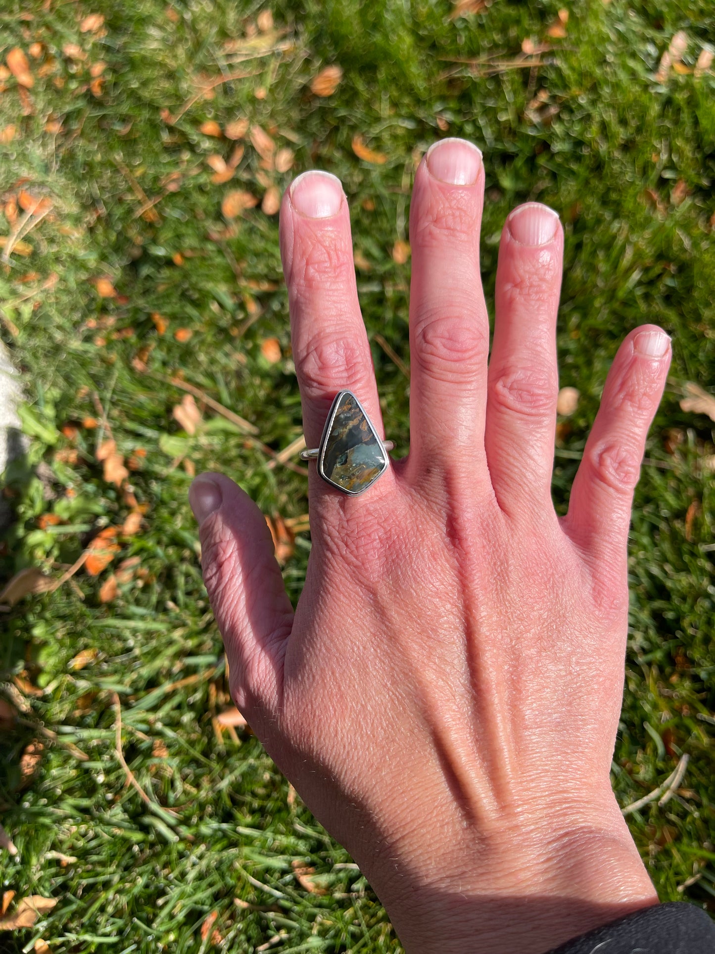 Blue Mountain Jasper Ring