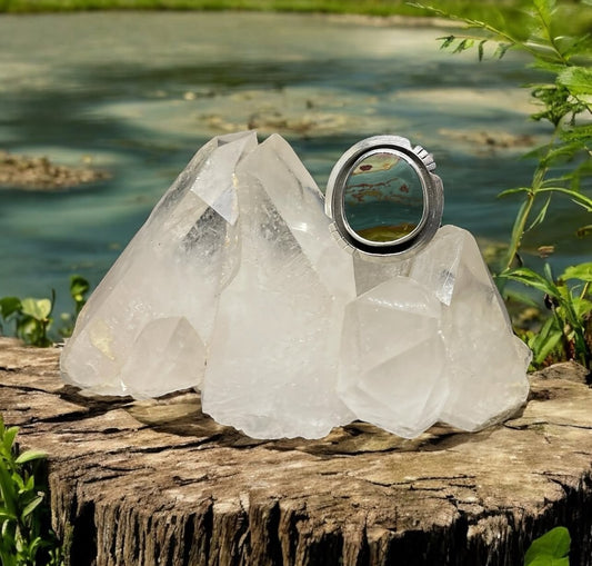 Gary Green Jasper Ring