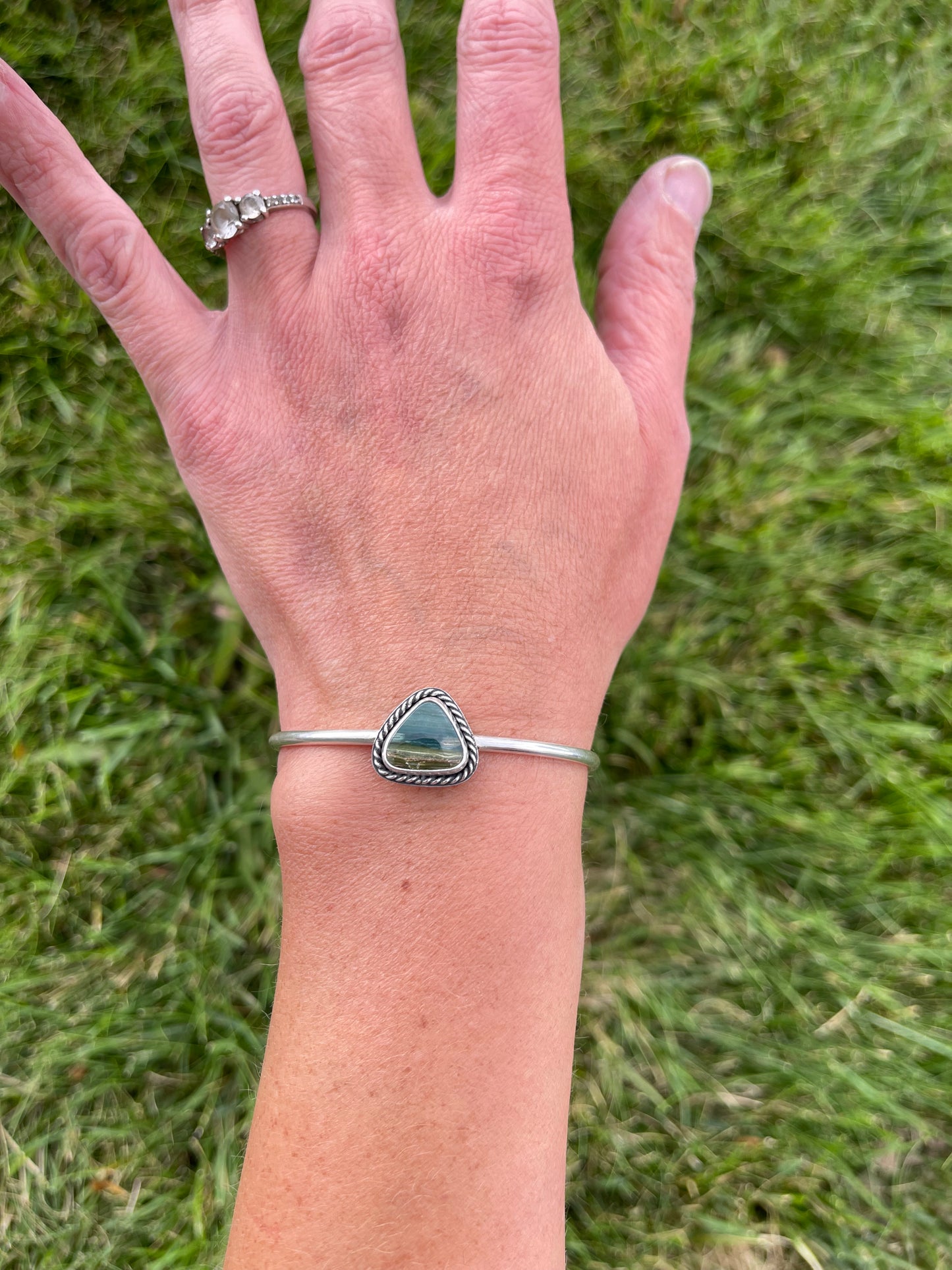 Blue Mountain Jasper Cuff