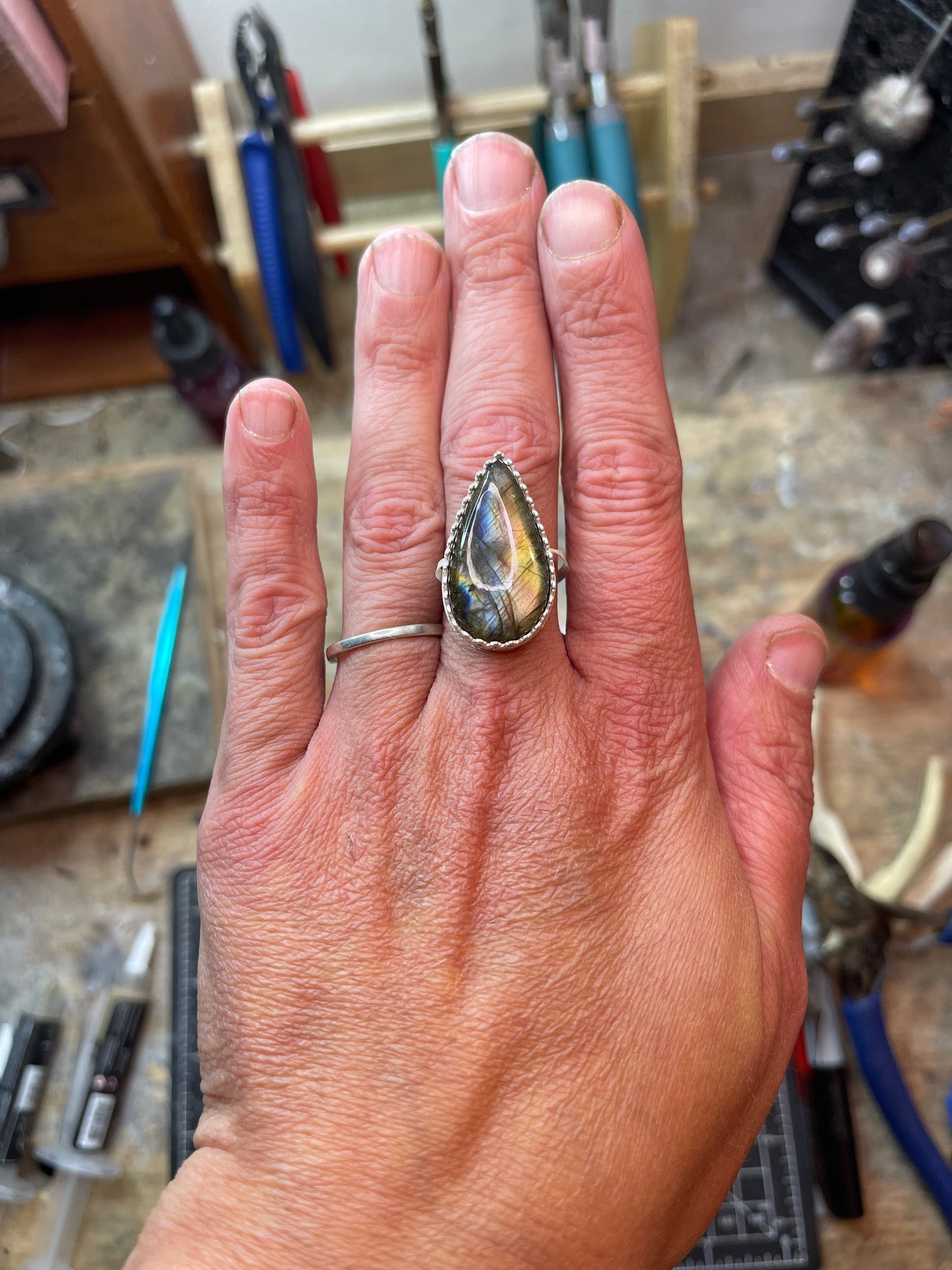 Labradorite Ring