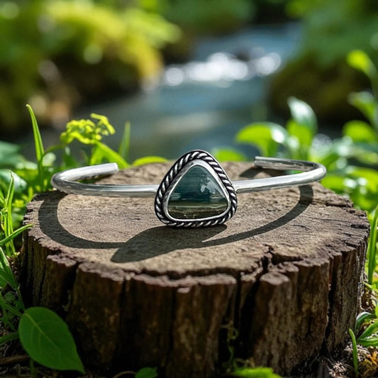 Blue Mountain Jasper Cuff