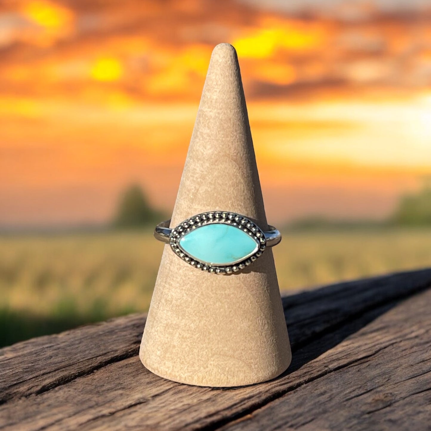 Turquoise Eye Ring