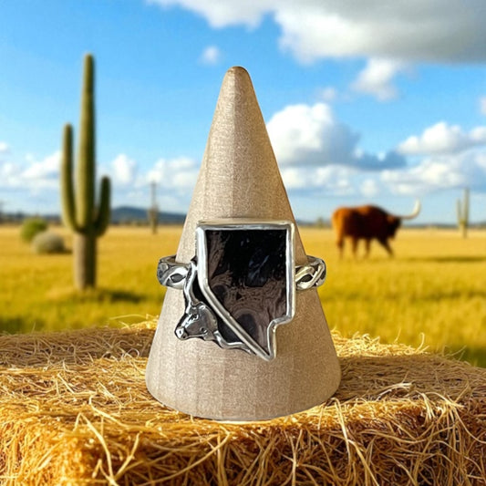 Nevada Longhorn Ring (Small)