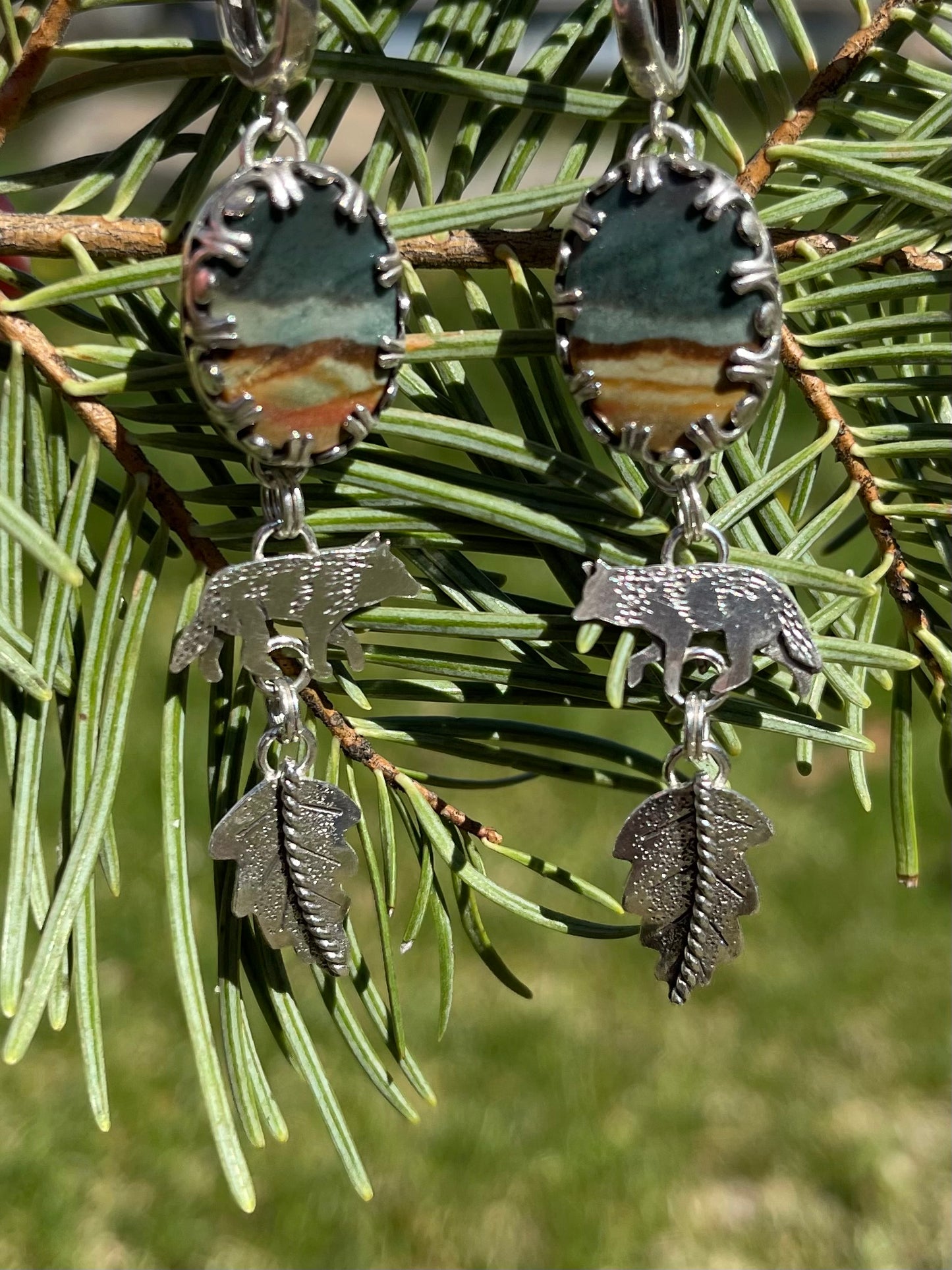 Wolf Earrings