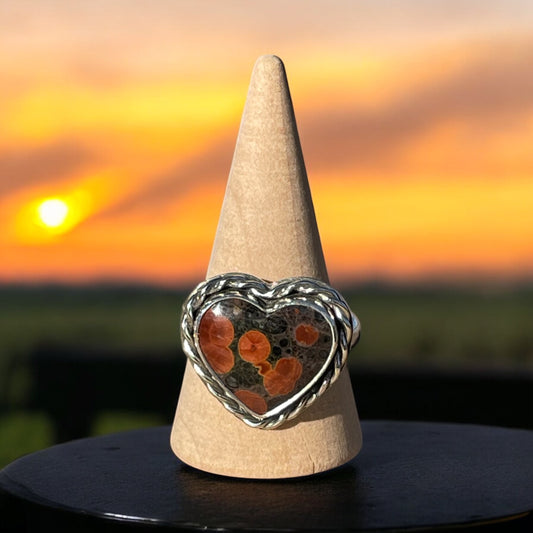 Roped Heart Ring