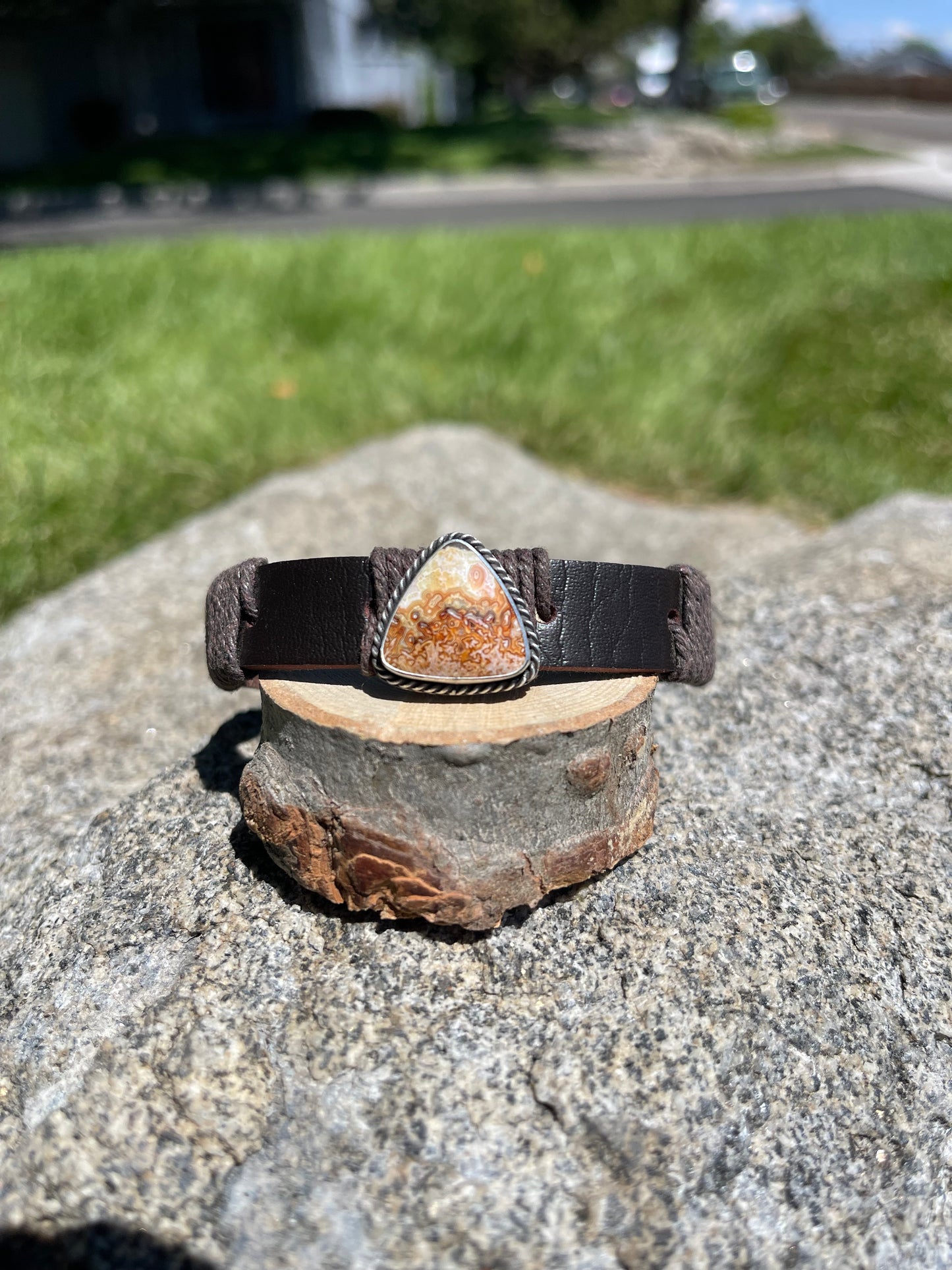 Laguna Lace with Sagenite Bracelet