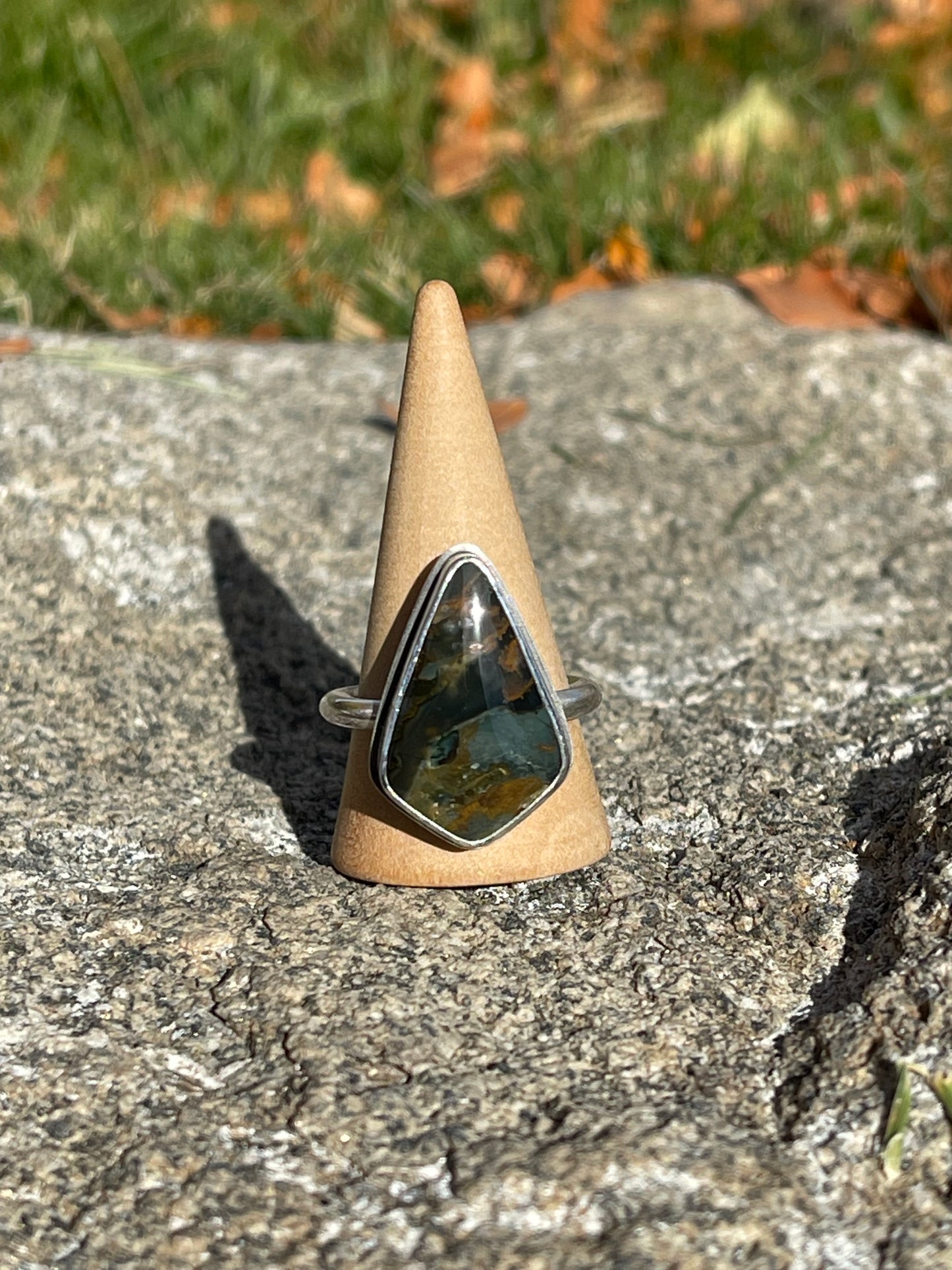 Blue Mountain Jasper Ring