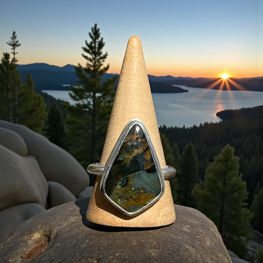 Blue Mountain Jasper Ring