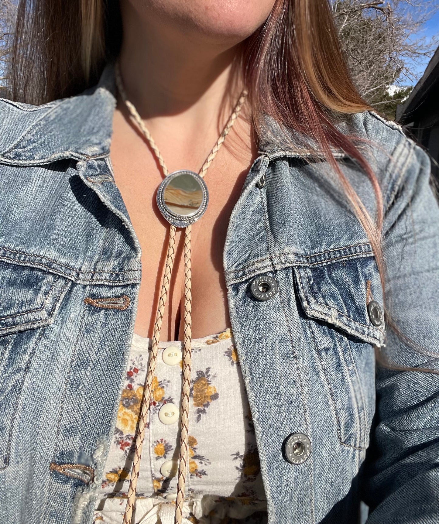 Owyhee Jasper Bolo Tie