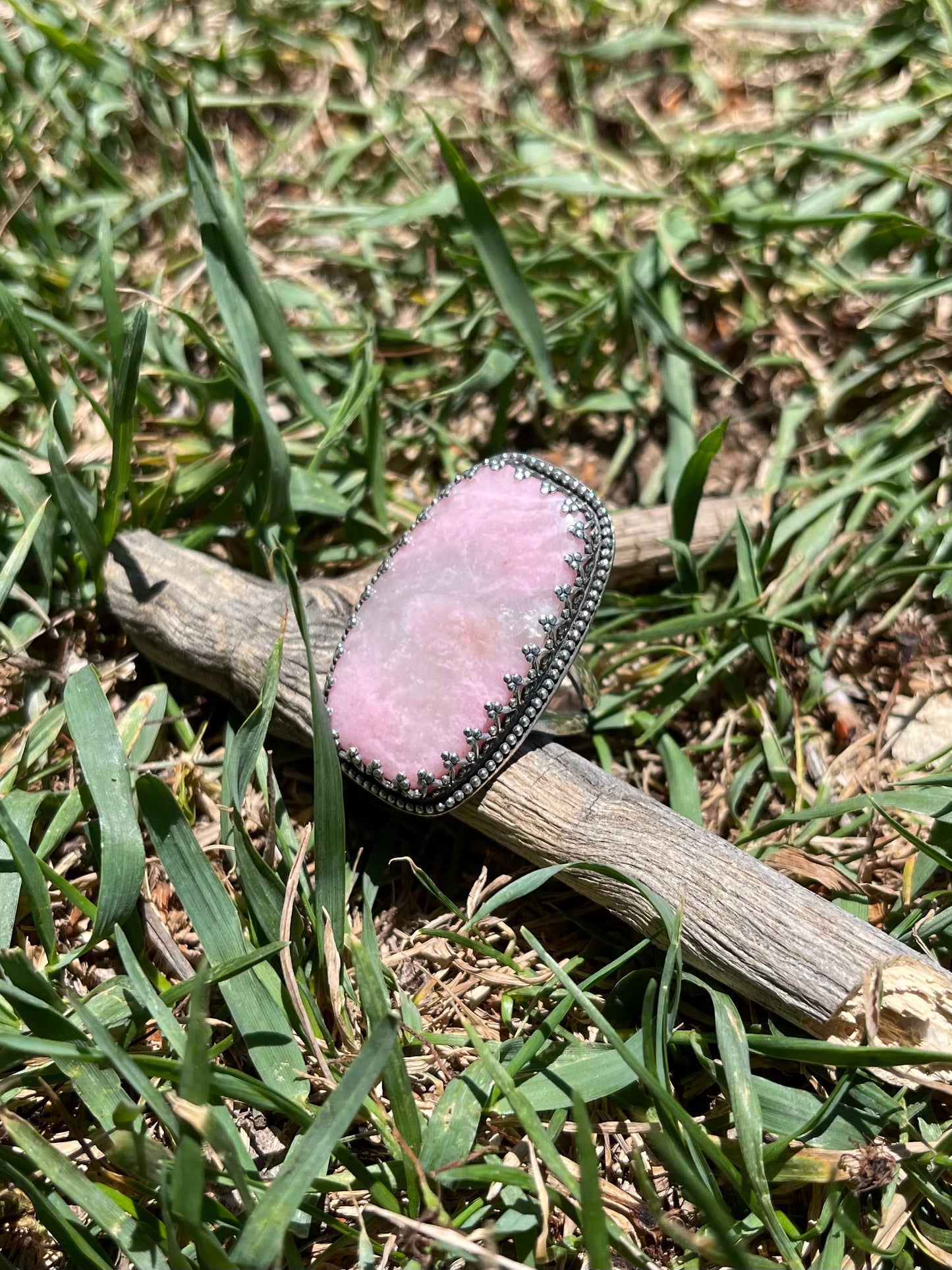 Cotton Candy Agate Ring