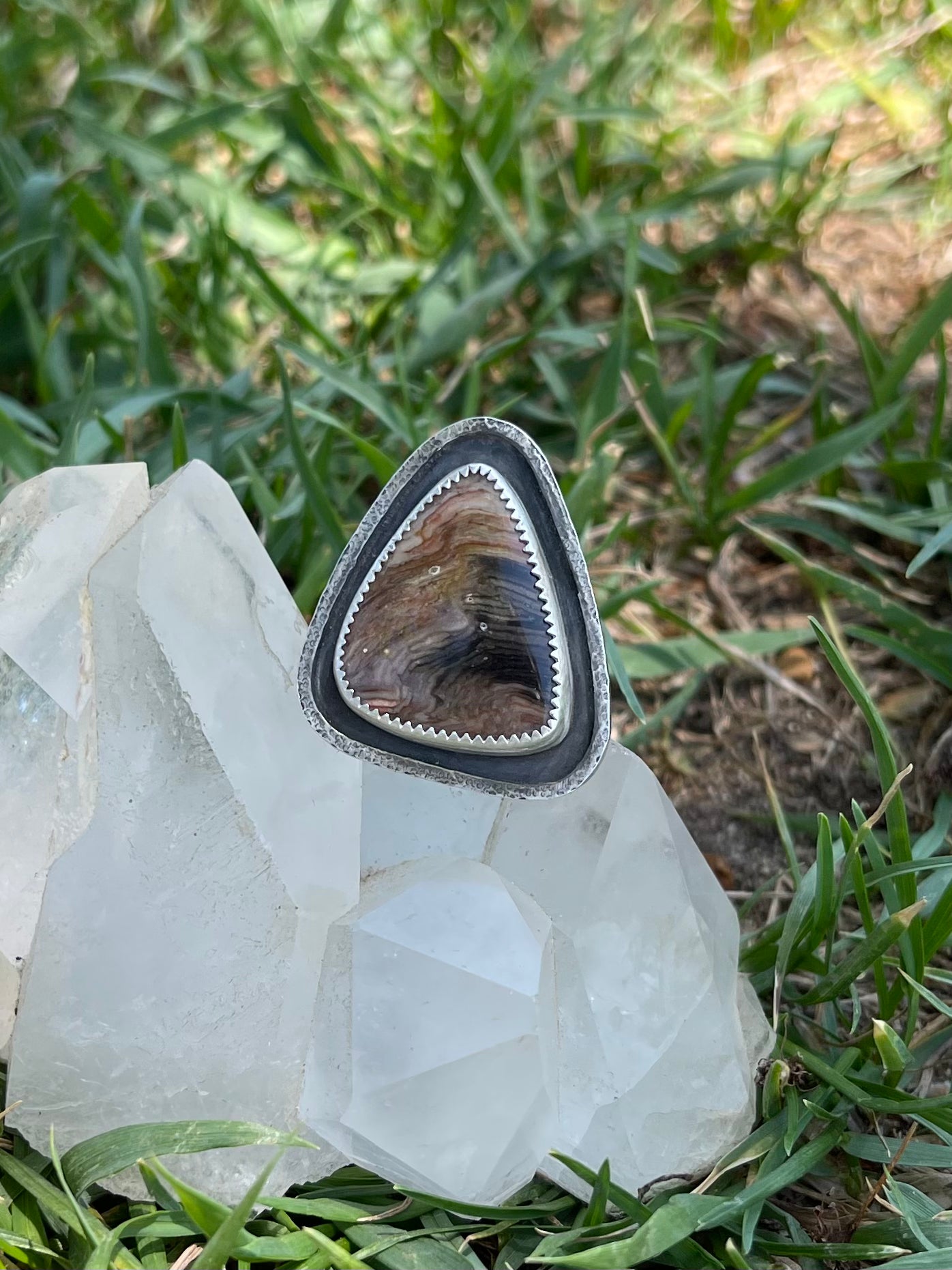 Caldera Paint Jasper Ring