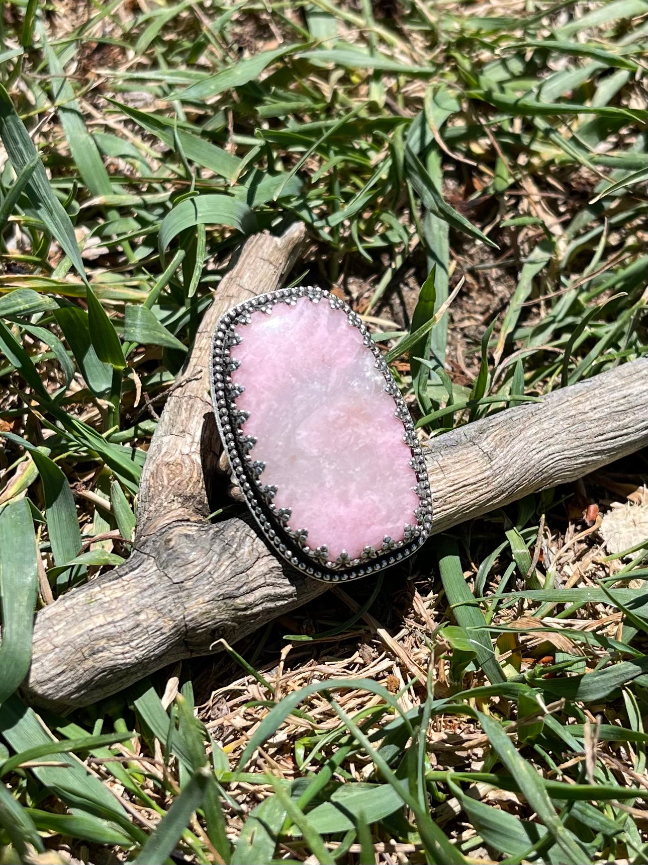 Cotton Candy Agate Ring